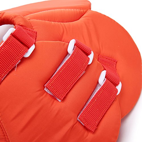 Dog Cone E-Collar Flower Soft Elizabethan Waterproof Grooming Recovery Protective Adjustable Collar for Puppy Small Medium Dogs (M Neck: 11-13in, Orange) - color: Orange, size: M Neck:11-13in
