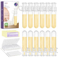 Nuliie 12pcs Colostrum Collector Kit, 7ml, Leakproof, Reusable, BPA-Free | Breast Milk Collector, Heat & Freezer Resistant, Cotton Cloth Wipe, Storage Case, Cleaning Brush, Ready-to-Use for Newborns - size: 12 Count
