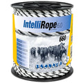 Premier 1 IntelliRope® PE 6.0 Electric Fence Rope – 6mm, 660 ft | 3 tinned copper + 3 SS filaments. Resists wear & abrasion. 10-year probable life. For permanent & portable fences.
