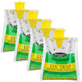 Fly Traps Outdoor Hanging, Natural Pre-Baited Bug Catcher Bags, Non-Toxic Flying Insect Killer for Outside Home, Patio, Trash Can, Horse Stables, Farm, Pastures, Backyard & Camping,4 Pack
