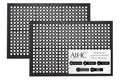 A1 Home Collections Anti Fatigue Mat, 0.6" Thick Heavy Duty Rubber Floor Mat with Drainage Holes - Non-Slip Kitchen, Bar & Restaurant Mat, 36x60 in (2 Pack) - size: 2 Pack - 60"L x 36"W x 0.6"Th