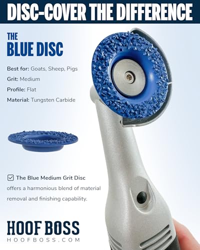 Goat Hoof Trimmers, Basic Mobile Set, 20V Battery Not Included | Requires 20 Volt Battery Not Included, Goat Hooves Trimmer Tool Kit, Grinder Discs and Accessories Included