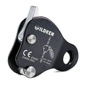 WILDKEN Climbing Ascender Fall Protection Belay Device Climbing Rope Grab | Ascender for Rock Climbing Mountaineering Tree Arborist Expedition Caving Rescue Aerial Work - color: Black