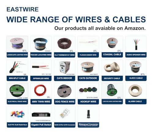 1.6mm 82ft Electric Fence Double Insulated Wire Underground | Electric Fence Double Insulated Underground Hard Cable, Direct Burial 25meters - size: 25meters/82ft, style: 1.6mm