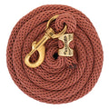 Weaver Leather Poly Lead Rope with Solid Brass 225 Snap - color: Cinnamon