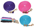 Triple E 3/8in x 7ft Mini Poly Rope Lead - color: Purple