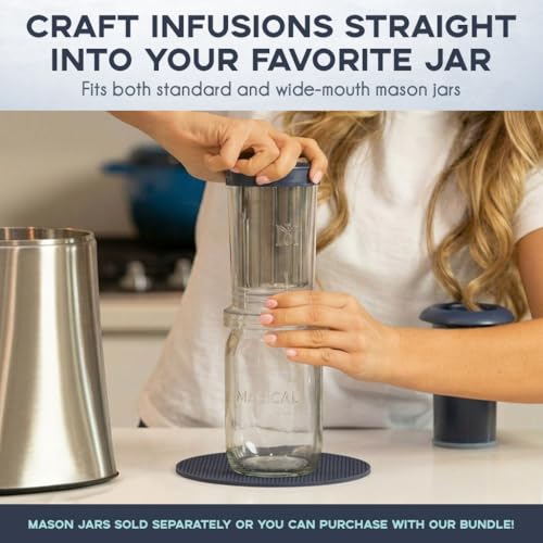 Magical Butter Filter Press - BPA-Free Reusable Straining System & Brush - size: Magical Filter Press