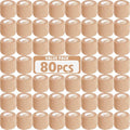 AZEN 80 Pack Self Adhesive Bandage Wrap, 2" X 5 Yards Elastic Cohesive Bandage Wrap, Skin Color Athletic Tape, Vet Wrap, Ankle Tape, Tattoo Grip Tape Wrap - color: Beige, size: 2IN - 80Pack