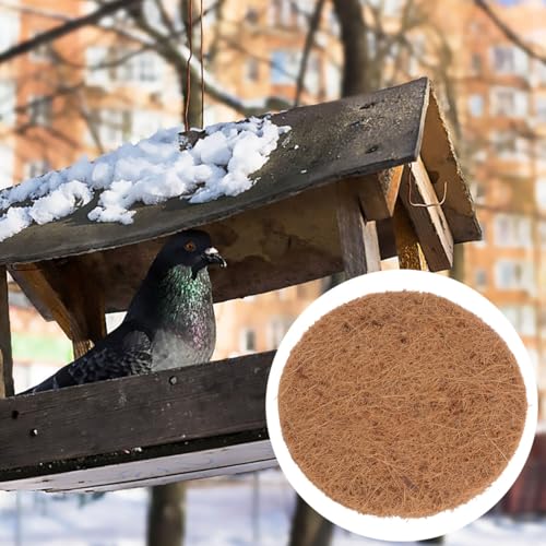 Pigeon Nest Pad 10 Pack 7.87X7.87 Inch Coconut Coir Bird Mat Lightweight Breathable Nesting Pad for Homing Pigeons Egg Breeding Accessories