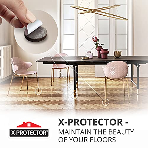 Felt Furniture Pads X-PROTECTOR 235 PCS Premium Furniture Pads - Felt Pads Furniture Feet Best Wood Floor Protectors - Protect Your Hardwood & Laminate Flooring! | Furniture Feet Best Wood Floor Protectors - Protect Your Hardwood & Laminate Flooring! - si