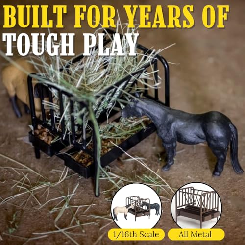 Little Buster Toys Pasture Horse Feeder - Brown