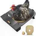Roll Away Chicken Nesting Box,Lockable Fake Egg & Jute Pad – 2-Height Adjustable Slope – Fits Inside 14"+ Coops – Small to Medium Breeds(1PC)