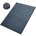 Front Door Mat, 4'x8'Indoor Outdoor Welcome Commercial Floor Mats | Heavy Duty Durable Inside Outside Entrance, Waterproof All-Season, All-Weather Non Slip Backing Doormat for Entryway, Grey - size: 48"x96"