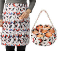 15 Pouches Chicken Egg Apron 7 Pouch Chicken Egg Basket | Women Apron For Collecting Fruit Duck And Goose Eggs Storage Bag For Christmas Autumn Gift Home Farms Decor Sturdy Canvas - style: Classic