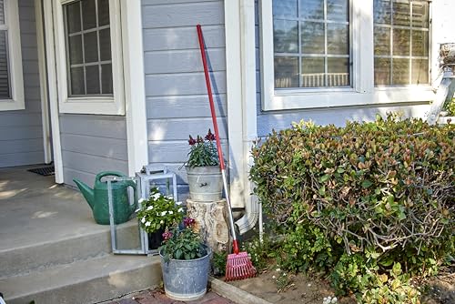 Corona RK 62060 Fixed Tine Shrub Rake, Aluminum Handle, 8-Inch Wide