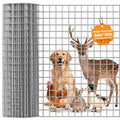 Welded Wire Fence 1/2‘’x 1/2‘’ 36in x 50 ft,Vinyl Coated Welded Wire Mesh Roll,16GA Heavy Duty Galvanized Chicken Wire Fencing, Hardware Cloth for Yard Vegetable Protection Goat & Poultry Netting - size: 1/2‘’x 1/2‘’ 36in x 50 ft