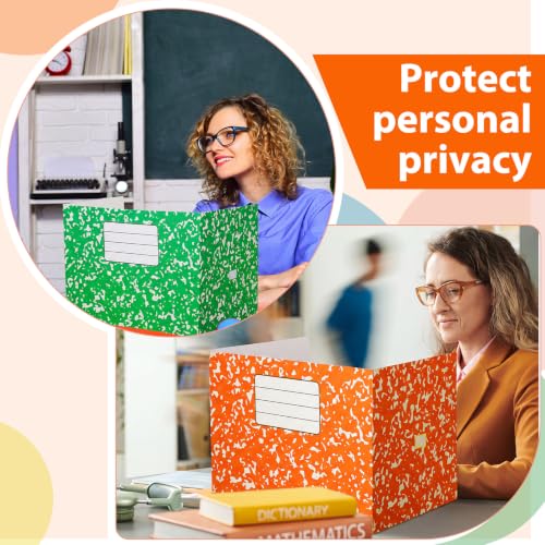 Sabary 24 Pack Desk Dividers for Students,Marble,Colorful | Privacy Folders Testing Dividers with Labels, Standard School Privacy for Classroom Teacher Supplies - color: Colorful, style: Marble