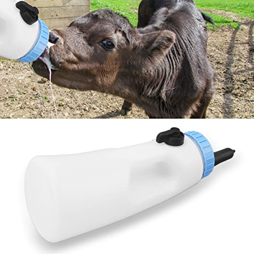 2.5L Vertical Calf Bottle, PE Calf Nursing Bottles, Portable Sheep Feeding Bottle for Lamb Calf Other Animals
