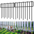 HIHADUUM 20.57ft Animal Barrier Fence - 1.2" Gap & 3.75mm Heavy-Duty Garden Fence Animal Barrie Rustproof No Dig Fence Panels for Dig Dog Fence Outdoor for Yard, Garden Fencing & Garden Edging Border - size: 20.57 ft(L) X 13 in(H), 19 Pack