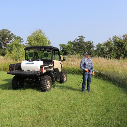 Master Mfg 40-Gallon Deluxe UTV Spot Sprayer - 2.2GPM, 70PSI Max for Fertilizer, Weed & Pest
