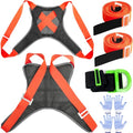 Moving Straps,Adjustable Shoulder Furniture Moving Lifting Strap Easily and Safely for 2 Movers Moving Furniture, Appliances, Mattresses,Heavy Duty up to 800 lbs | Easily and Safely for 2 Movers Moving Heavy Furniture, Appliances, Mattresses,Heavy Duty up