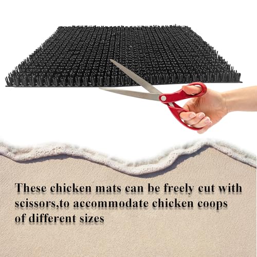Washable Nesting Pads for Chicken Coop 6 Pack，13.6×11.8 in， Chicken Nesting Boxes for Laying Eggs, Chicken Bedding,Reusable Nest Mats