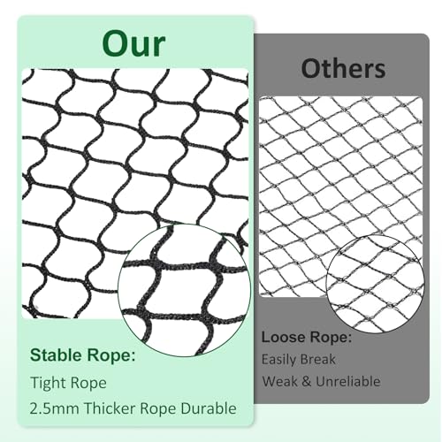 5x5ft Round Bale Hay Net for Horses, Large Thick & Durable Nylon Knotless Slow Feeder Hay Nets for HorsesGoats Healthier Feeding Solution - size: 5*5 Ft