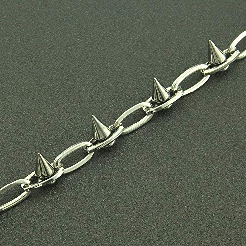 Pants Chains Layer Metal Chain Waist Wallet Keychain Jeans Chains for Men Women Daily Wear - color: Rivet Chain
