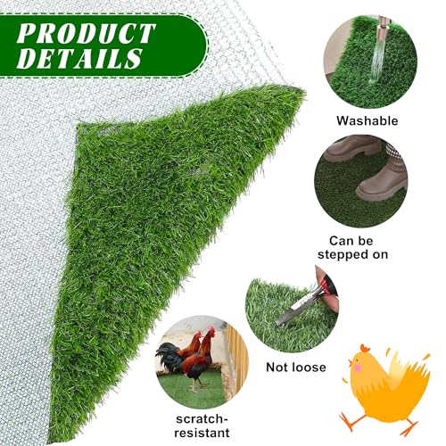 9pcs Nesting Pads for Chicken Coop Upgraded Washable Chicken Laying Pads Reusable Nest Box Pads Durable Chicken Nesting Pads TPU Material（13 * 13in）