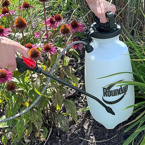 Roundup 190260 2-Gallon Lawn and Garden Sprayer for Controlling Insects and Weeds or Cleaning Decks and Siding