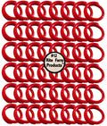 48 Pack of RED #12 Leg Bands 3/4" Chicken Poultry Chick Quail Pigeon Duck Goose