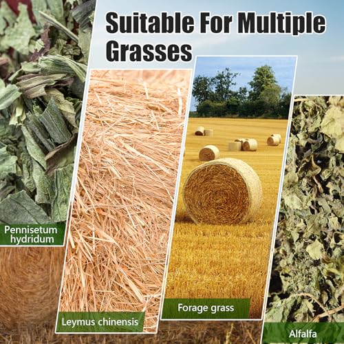 Hay Moisture Tester – Portable Dual Probe Hay Moisture Meter with Temperature & Humidity Compensation – For Hay Bale, Forage Grass, Alfalfa, Pennisetum Hydridum & Leymus Chinensis Moisture Tester