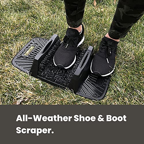 Clean Machine 10376937 Astroturf Dirt Trapper Shoe & Boot Scraper, Flint