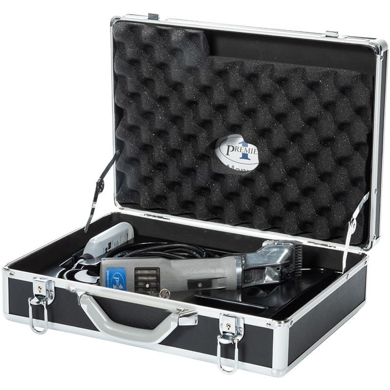 Premier 1 4000c Clipper Package | Permanent magnet motor — more torque, less heat. Includes fine blade set, locking case, oil & manual. 110V.