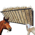 Horse Hay Feeder, 63'' Long Livestock Hay Feeder 48 Gallon Capacity | Carbon Steel Wall Mounted Hay Rack for Horses, Sheep, Goats, Indoor Outdoor Uses - size: 63INCH