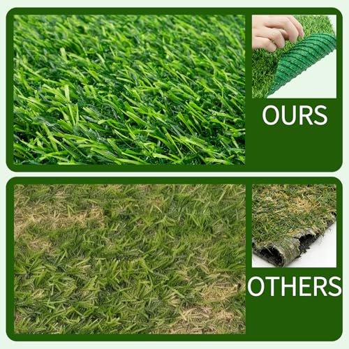 8 Pack Nesting Box Pads, 12"x12" Turf Grass Indoor Outdoor | Artificial Plastic Model Grass Rug, Mat Accessories Liners for Chicken Coops, Pets, Crafts and Camper, Green