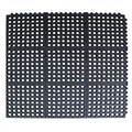 Anti-Fatigue Rubber Floor Mat - NANBOWANG Commercial Grade Interlocking Non-Slip Recycle Tyre Floor Mats for Restaurant Kitchen Bar Garden Outdoor Wet Area(36"x 36") - size: 36"L x 36"W x 0.8"Th