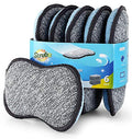 Multi-Purpose Sponges Kitchen By Scrub-it - Non-Scratch Microfiber sponges for Cleaning, Along with Heavy Duty Scrubbing Power - Reusable Dish Sponge for Dishes, Pots and Pans (6 Pack, Small) - size: Small (Pack of 6)