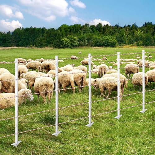656Ft 6-Strand Polywire Electric Fence Rope, Stainless Wire
