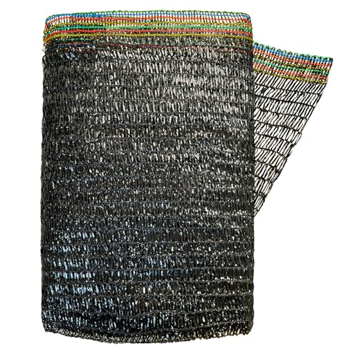 55% Shade Cloth for Garden, Black Shade Net 4X16 FT | Sunblock Mesh UV Resistant Net for Vegetables Flowers Greenhouse Raised Bed, Plant Shade Cover from Sun - size: 4X16 FT