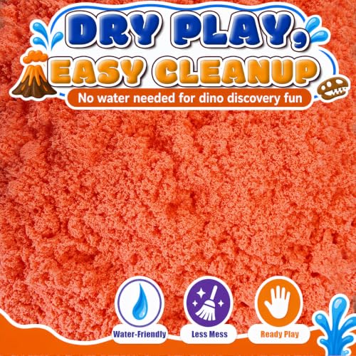 Orange Latex Preschool Dinosaurs Halloween Theme Sensory Bin Filler | Sensory Toys for Toddlers 3-4 Autumn Harvest Pumpkin Patch Warm Autumn Vibes for Kids & Seasonal Play - color: orange