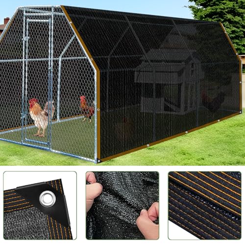 Shade Cloth - for Garden 90% Plant Shades Mesh Tarp with Grommets Outdoor Sun Shades Netting for Chicken Coop Greenhouse Vegetables Pergola Patio Cover - size: 5×20FT