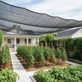 SUNNY GUARD Sun Shade Cloth, 12 x 20 FT Black HDPE Mesh | 35-45% Breathable shade cover creates a cooler space for plants, vegetables, greenhouses, patios, chicken coops, and kennels - color: 40 SHADE-BLACK, size: 12 FT x 20 FT