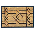 Calloway Mills 153502436 Windgate Doormat, 24" x 36", Natural/Black - color: Windgate