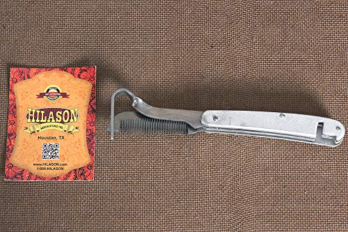 HILASON Western Horse Care Thinning Knife W/Hoof Pick