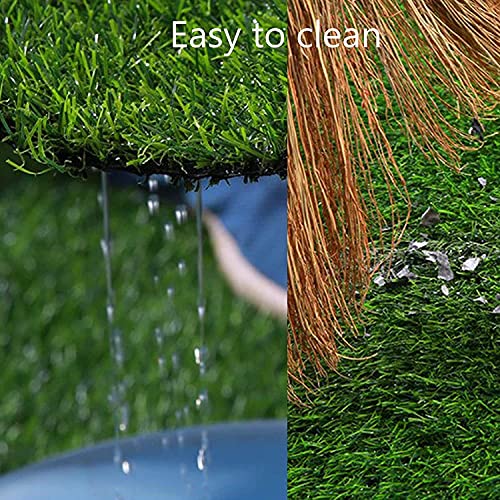 Hamiledyi Chicken Nesting Box Pads 8 Pcs Artificial Grass Rug Carpet Synthetic Turf Mat Nest Box Bedding for Chicken Coop Pet Garden Lawn Indoor Outdoor 12"x12" - size: 8 Pcs Green