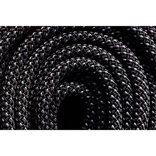 Black Diamond 10.0 Static Rock Climbing Rope, 65m, Low-Stretch Nylon | built for static applications, stable & reliable performance, smooth handling sheath, 65-meter length for versatility