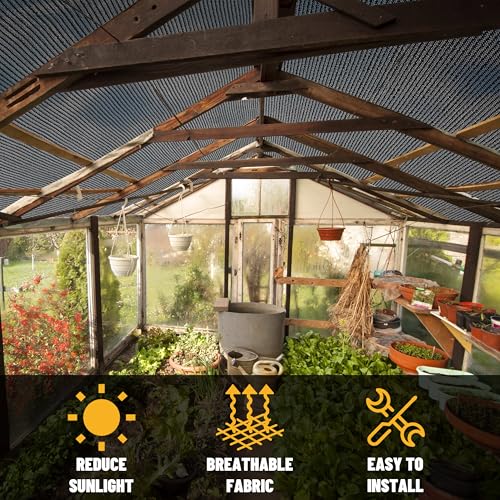 Amgo 6' x 3' Black Shade Cloth with Grommets - 90% Sunblock, Durable Mesh Fabric Tarp for Dog Kennel Cover, Greenhouse, Fence Privacy Screen, Chicken Coop & Pet Playpen (We Make Custom Size)