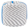 1/2 Inch 100ft Double Braided Polyester Arborist Rope, Heavy Duty Nylon Rope for Anchor, Tree Work, Cargo, Pulling, Sailing - size: 1/2in x 100ft, style: White