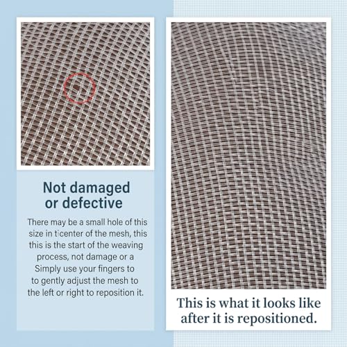 2 Pcs Double Ear Kefir Strainer Set with Handle Plastic Strainer for Kefir Grains Plastic Nylon Fine Mesh Sieve 2 Size Kitchen Strainers for Baking Tea Milk Food